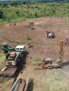 Vorbereitung Bohrloch