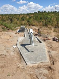 Handpumpe betriebsbereit