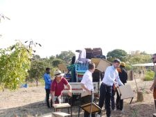 Anlieferung Bestuhlung