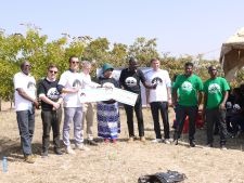 Vertreter Humission und Rotarier nach dem Start