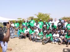 Große Freude nach dem Start