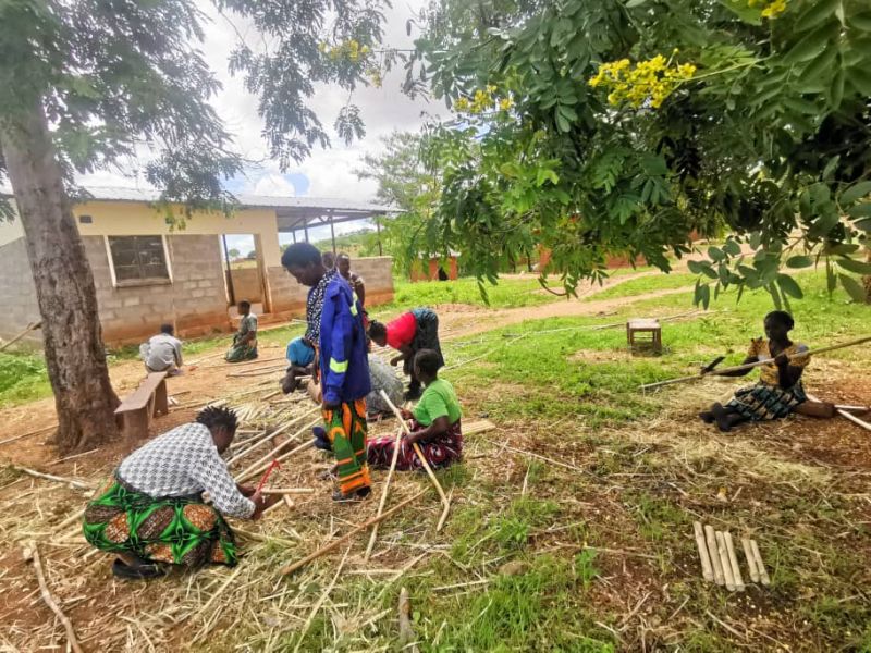 Aufbereitung der Ernteabfälle